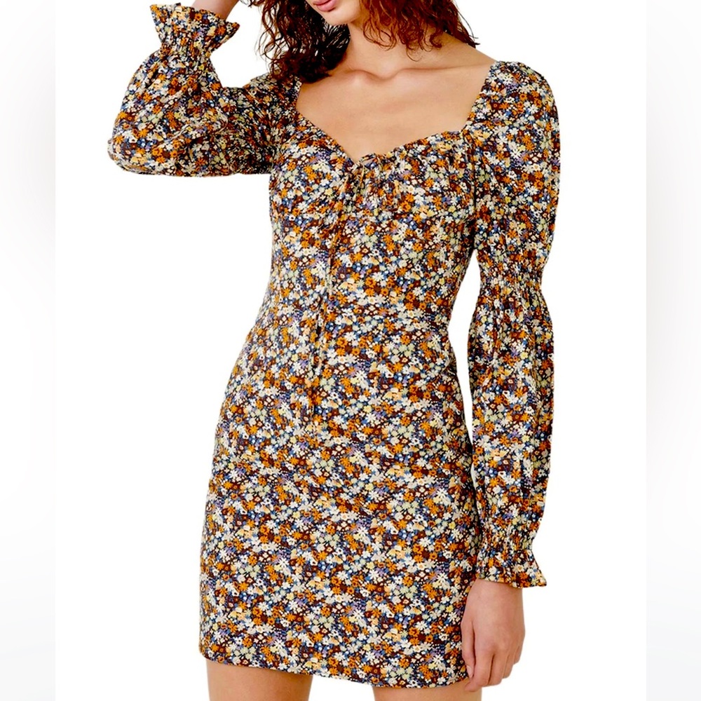 Bardot floral dress
